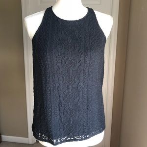 Women’s Tank with Lace Overlay